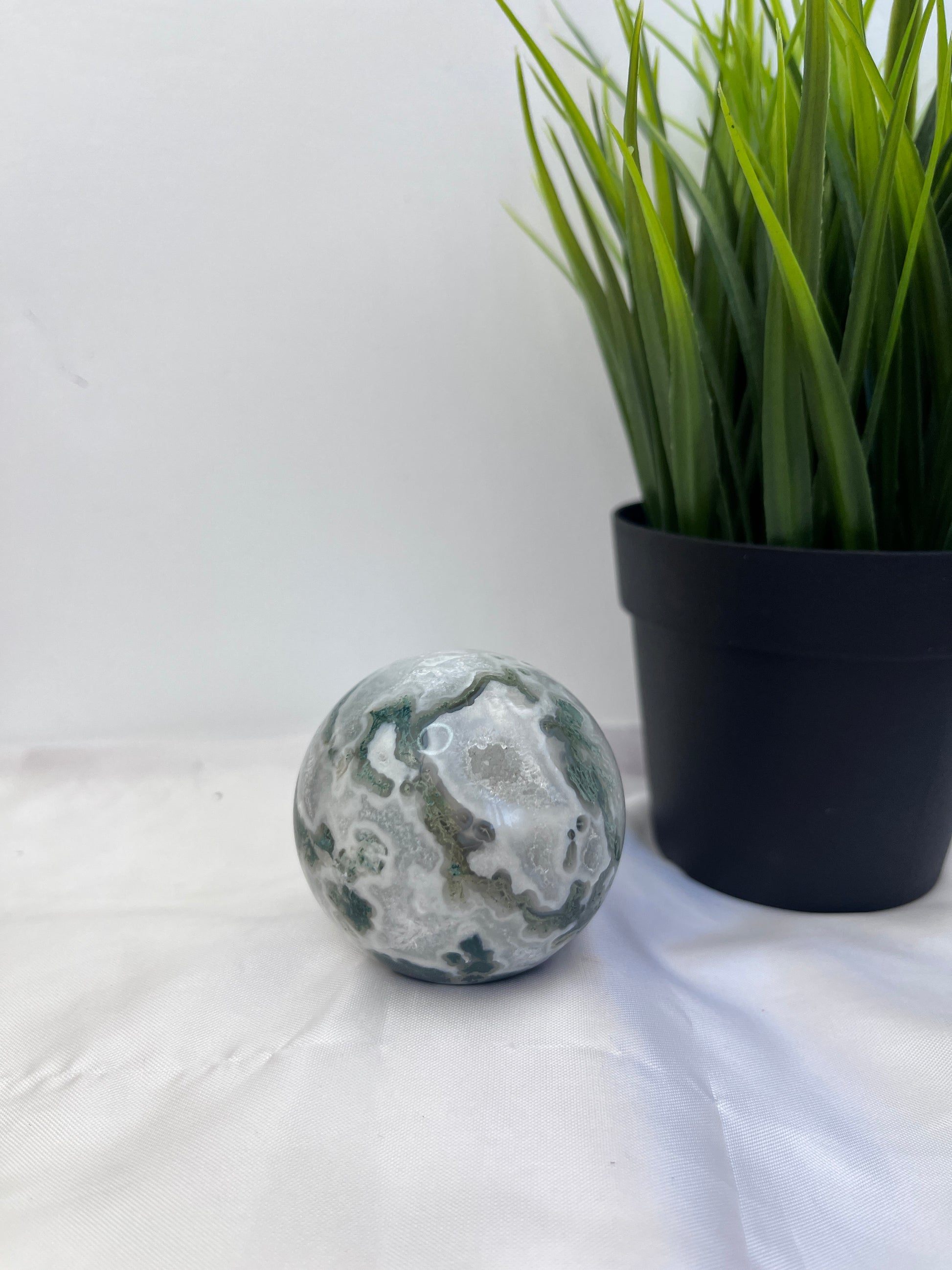 Moss Agate Spheres