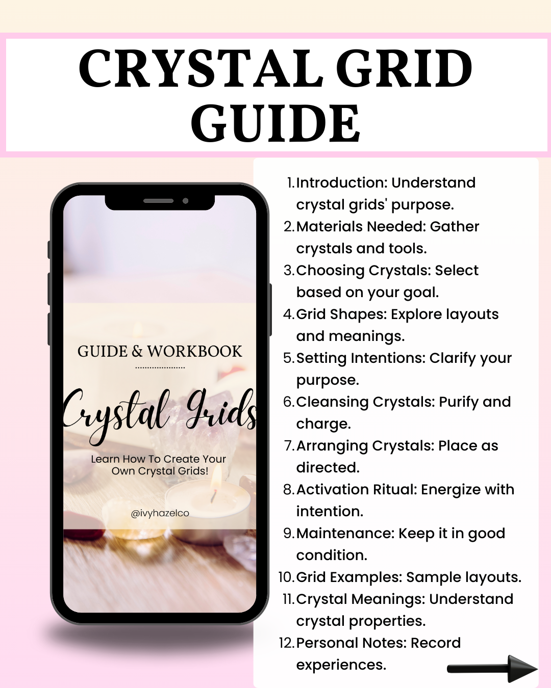 BUNDLE DEAL! Spell Jar & Crystal Grid Guides