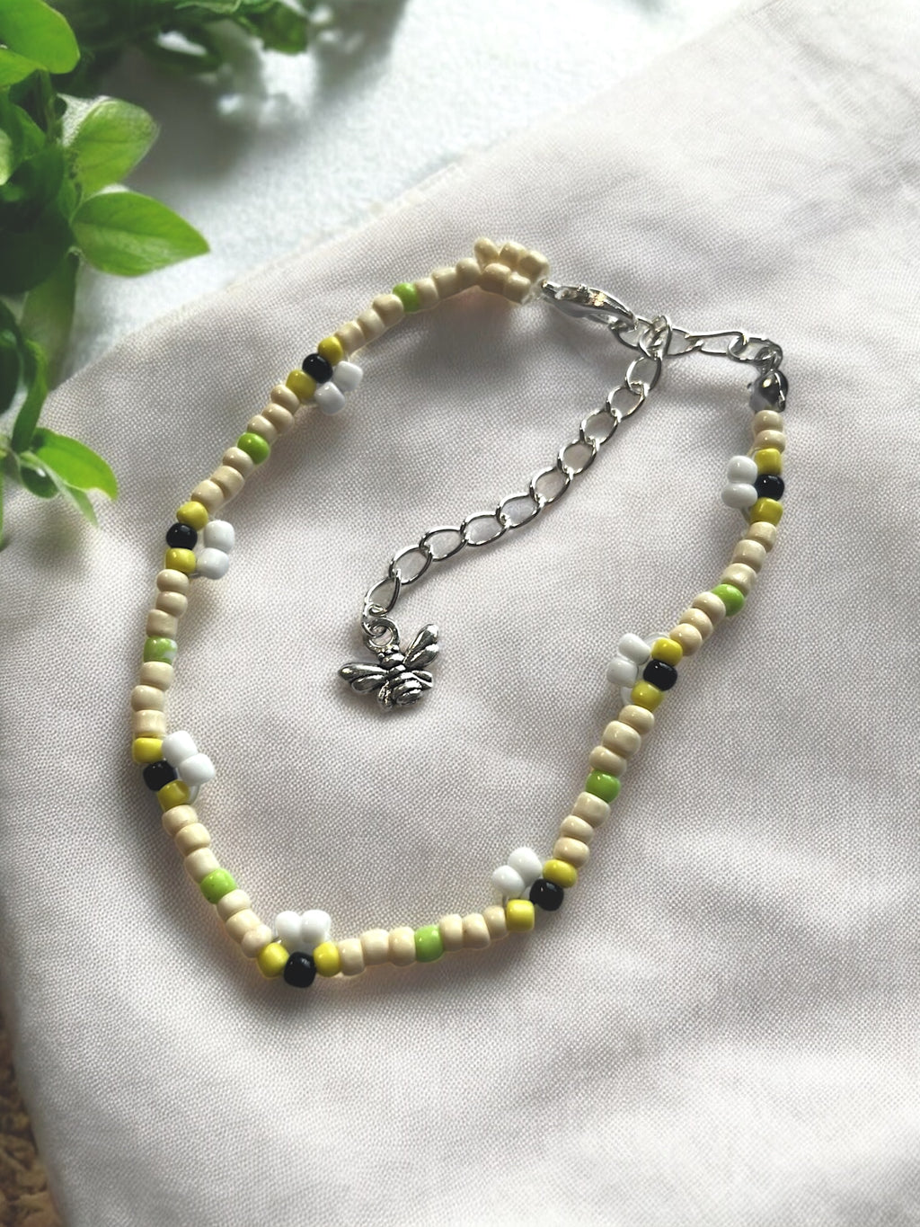 Bee Beaded Bracelet