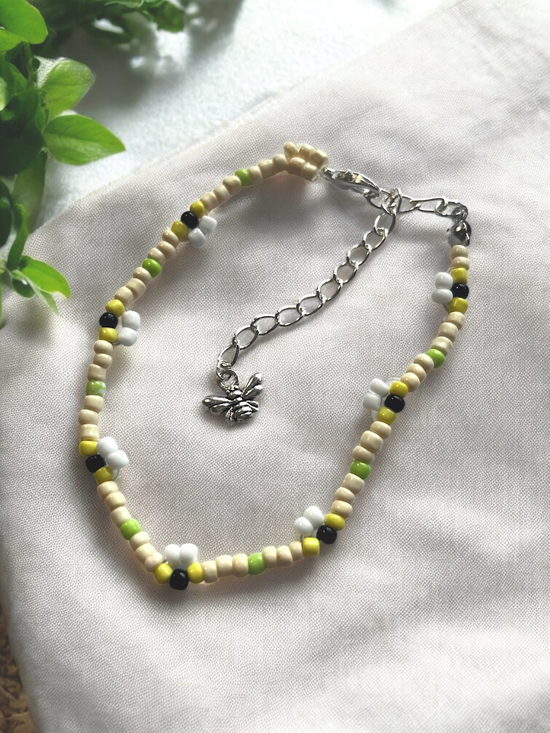 Bee Beaded Bracelet