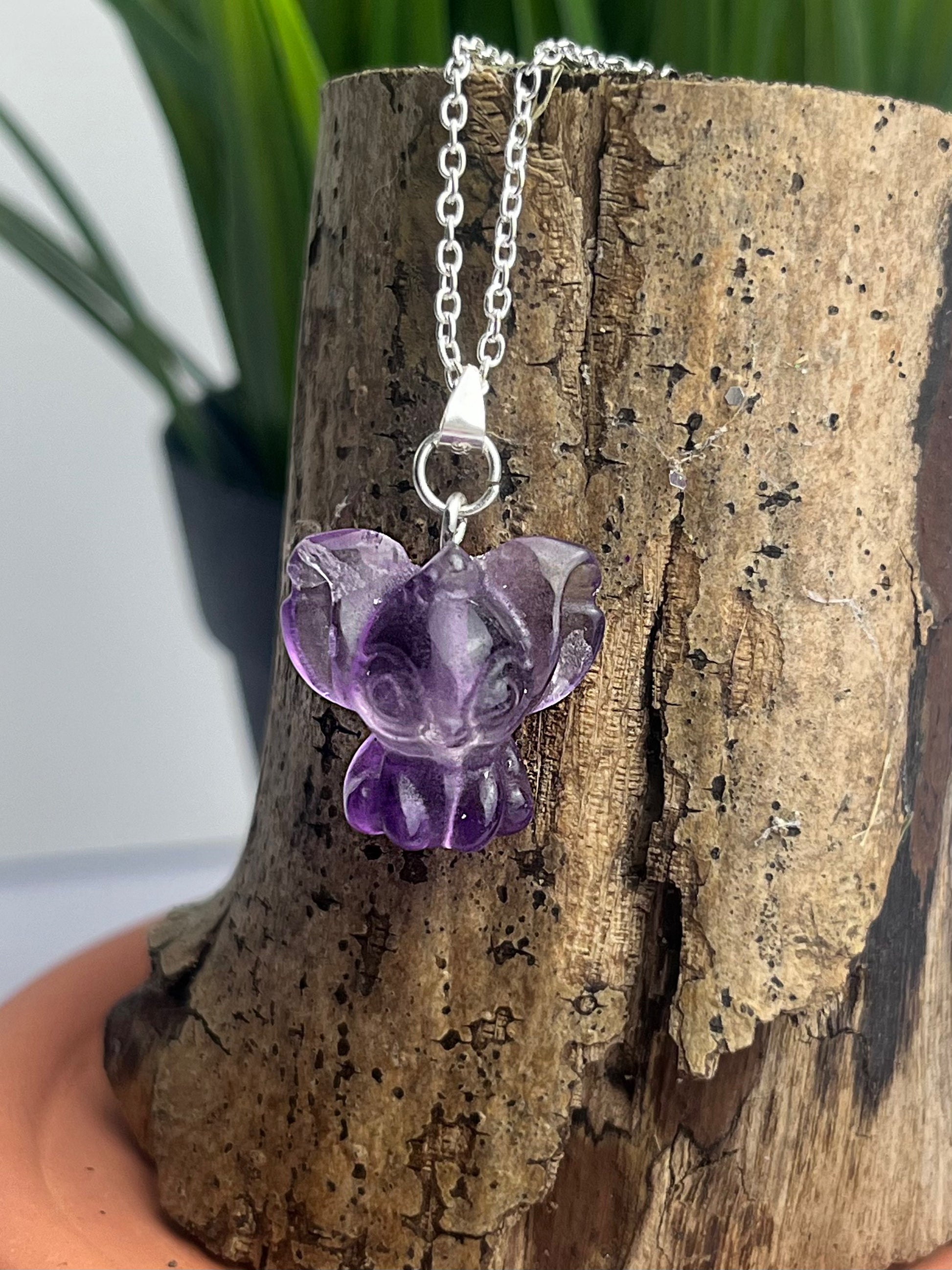 S925 Fluorite Stitch Necklace