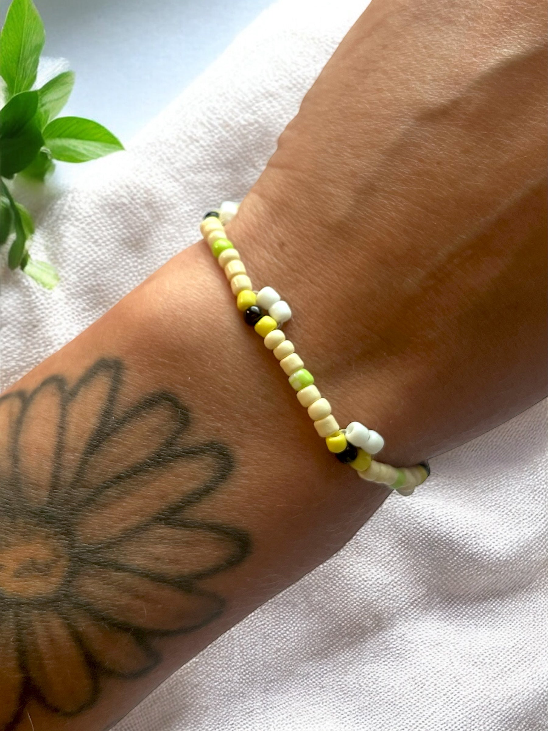 Bee Beaded Bracelet
