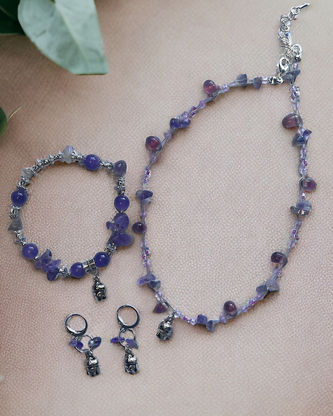 Buddha Amethyst Set