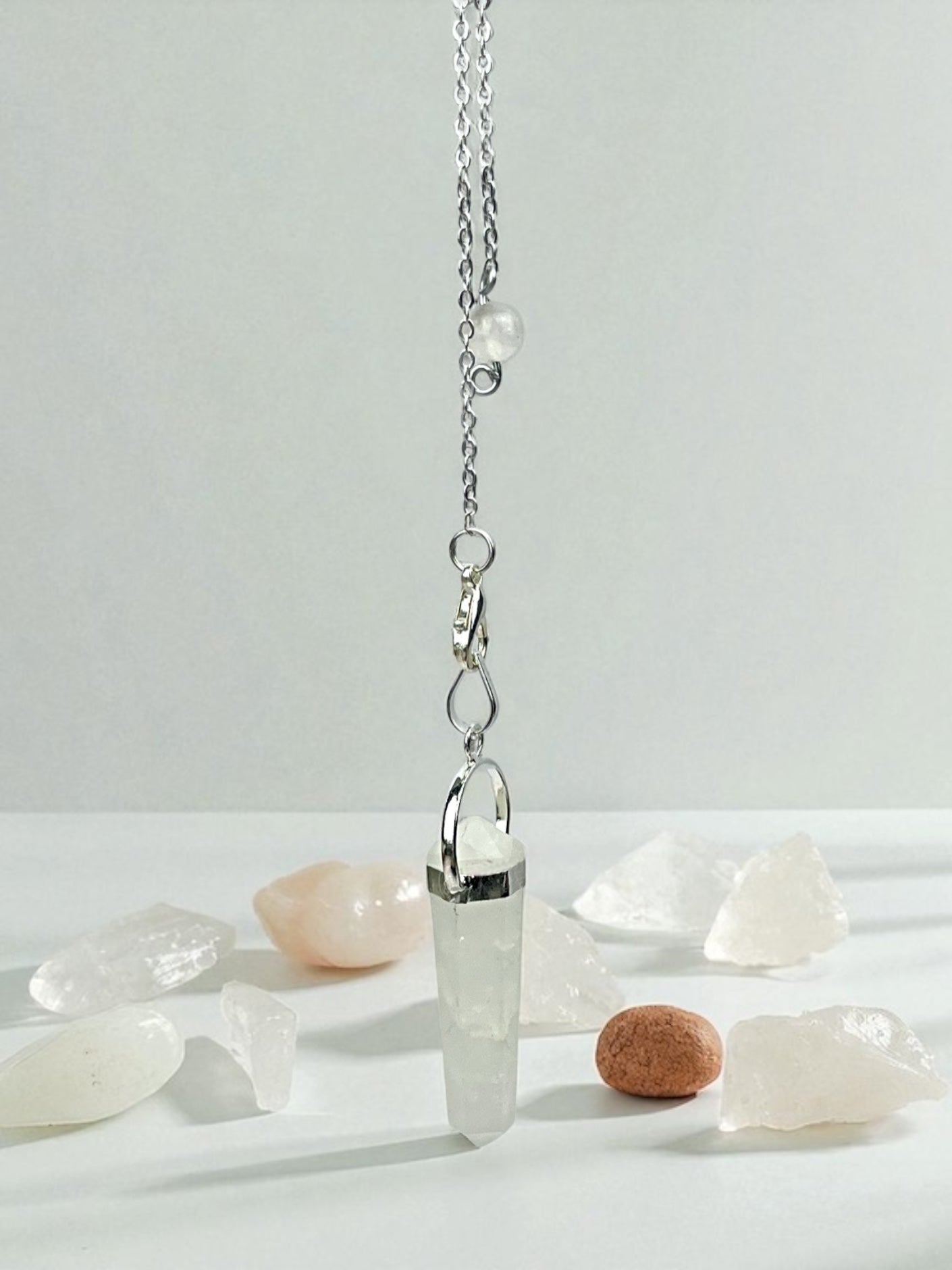 Clear Quartz Pendulum