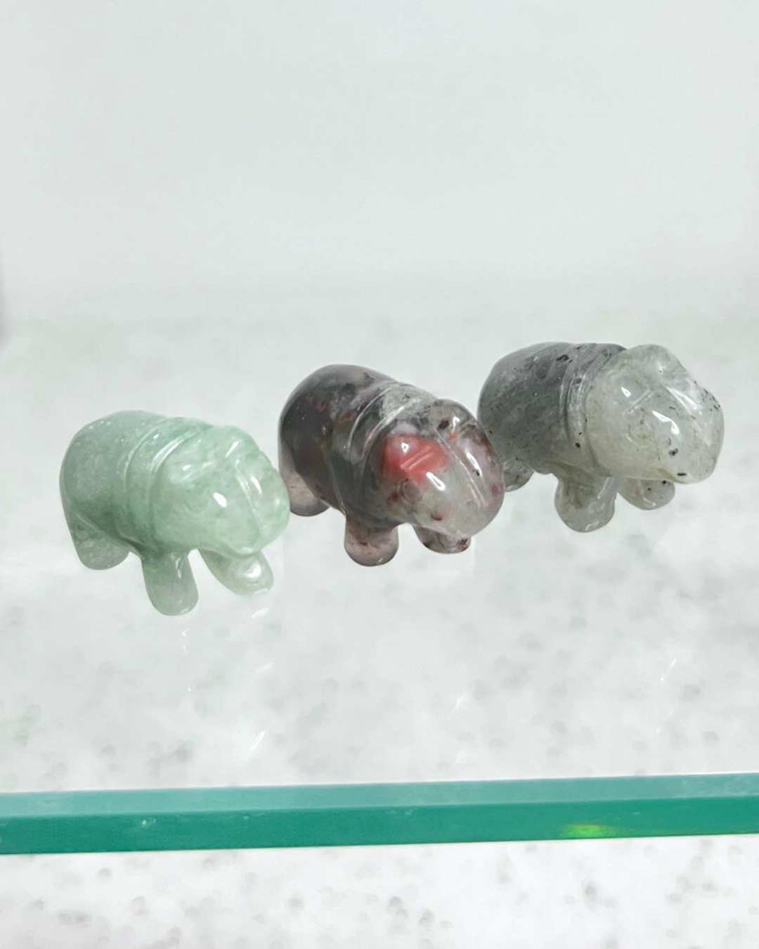 Mini Hippo Carvings