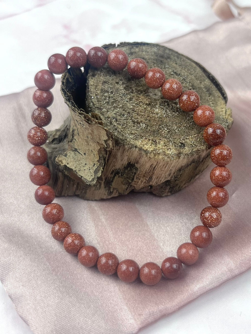 Goldstone Bracelet 6mm