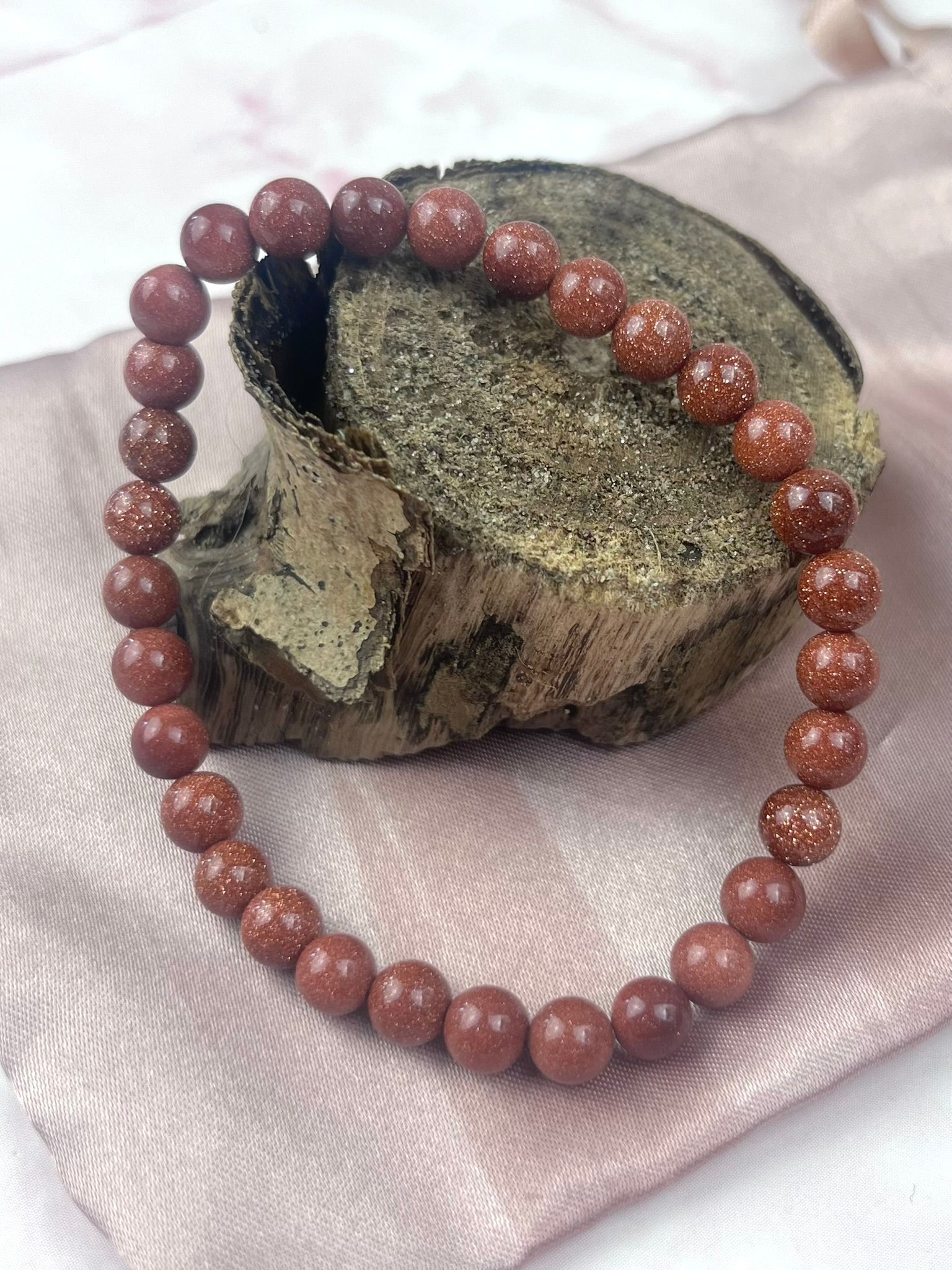 Goldstone Bracelet 6mm