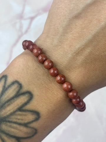 Goldstone Bracelet 6mm