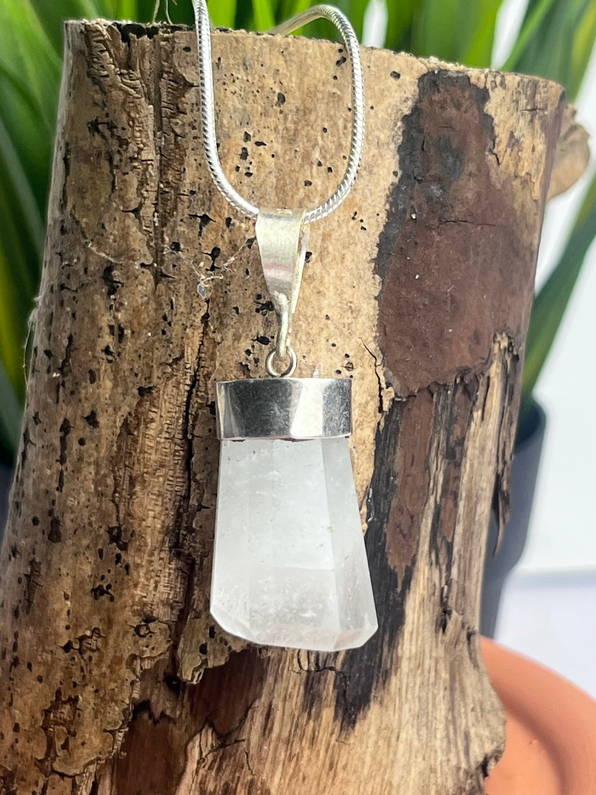 S925 Clear Quartz Necklace