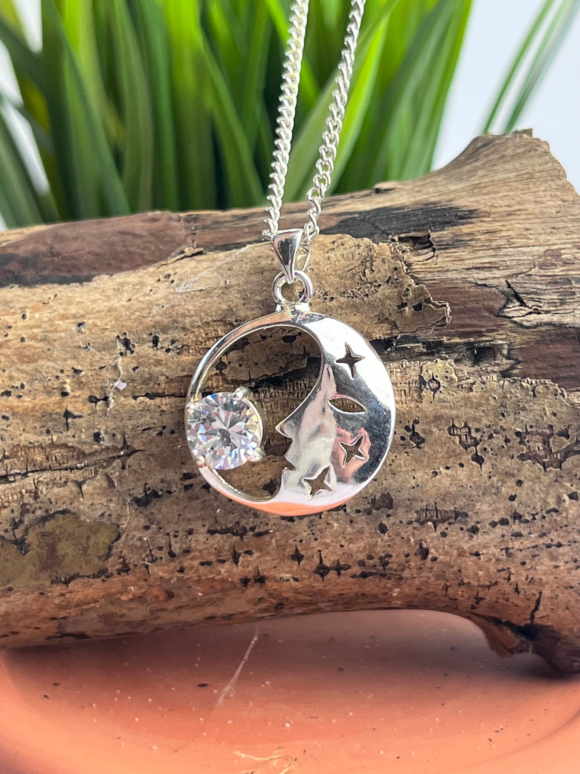S925 Moon Necklace