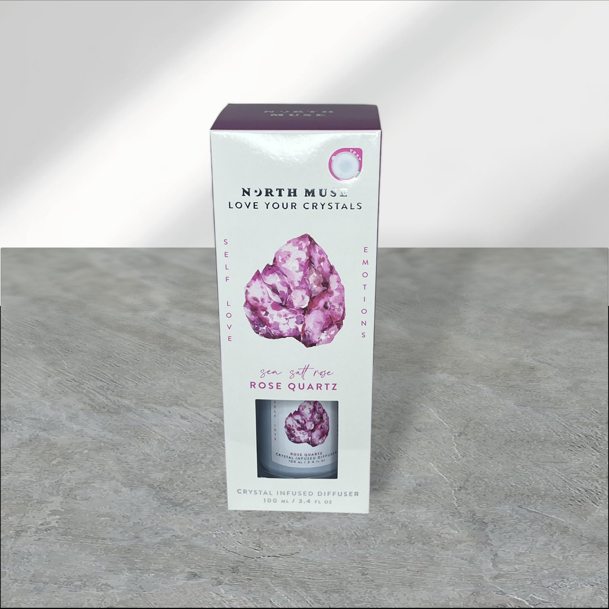 Rose Quartz North Muse Reed Diffuser Sea Salt