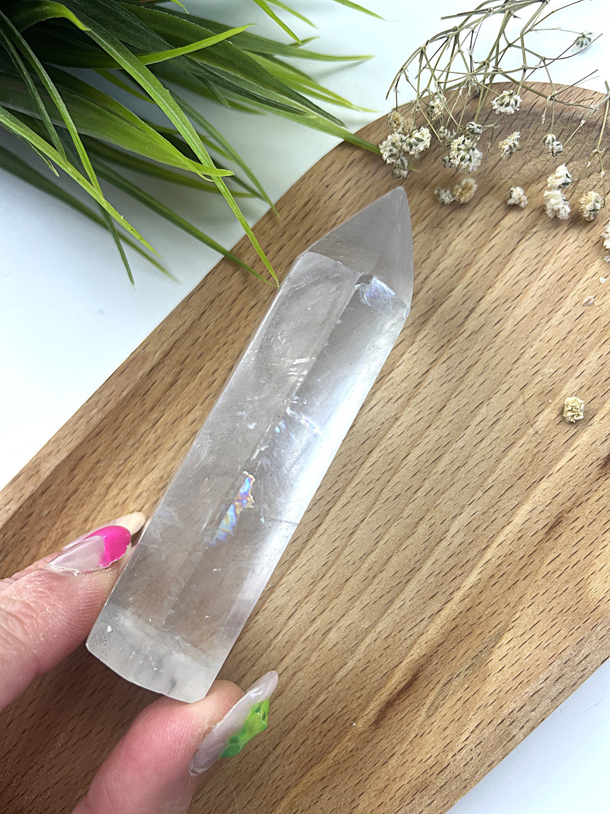 Clear Quartz Tower