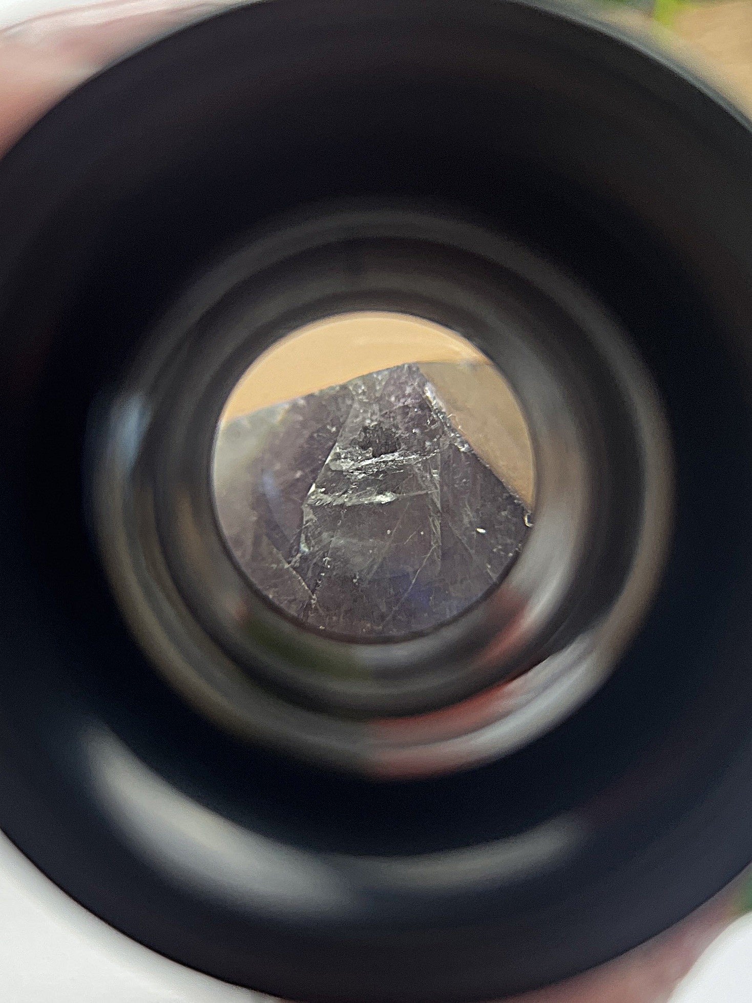 Angel Aura Fluorite Tower CHIPPED TIP!