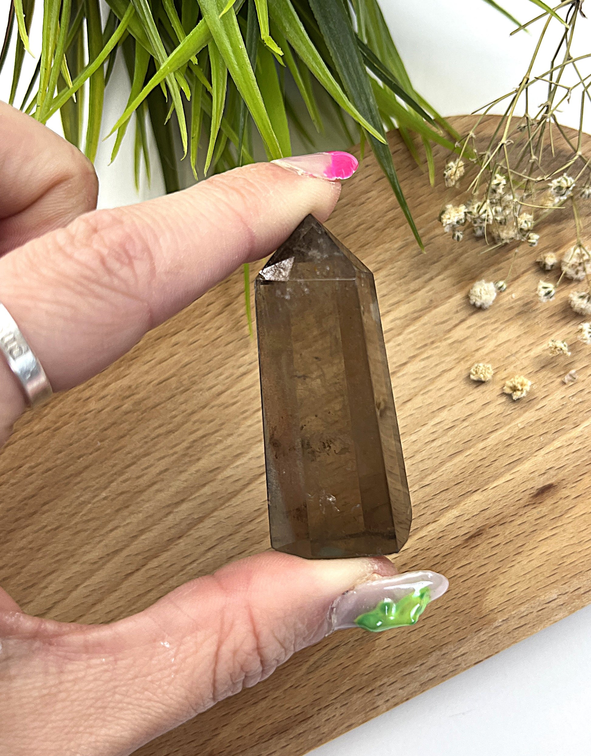 Smoky Quartz Tower