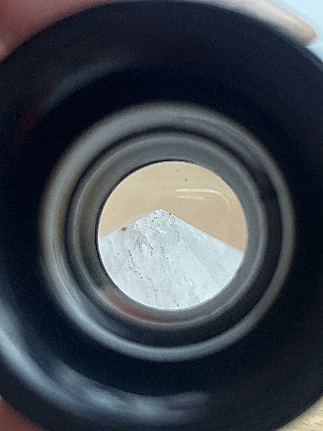 Clear Quartz Tower CHIPPED TIP!