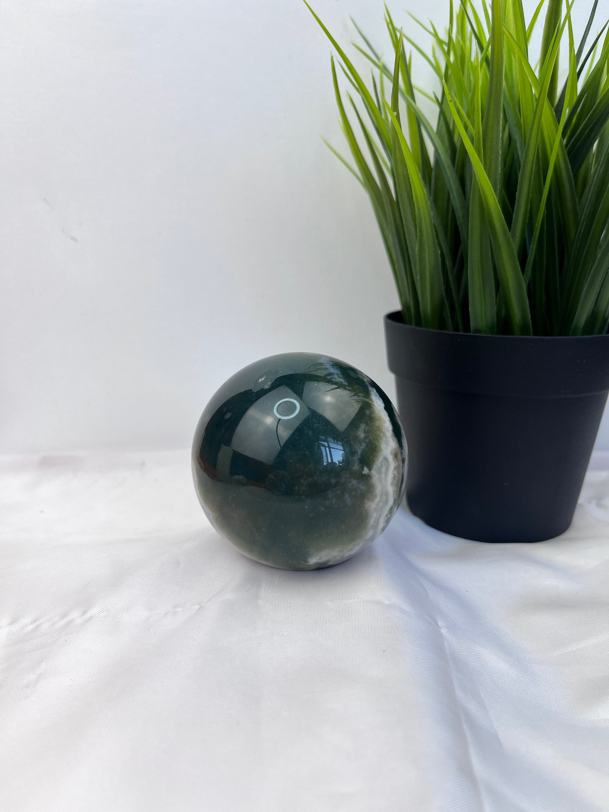 Moss Agate Spheres