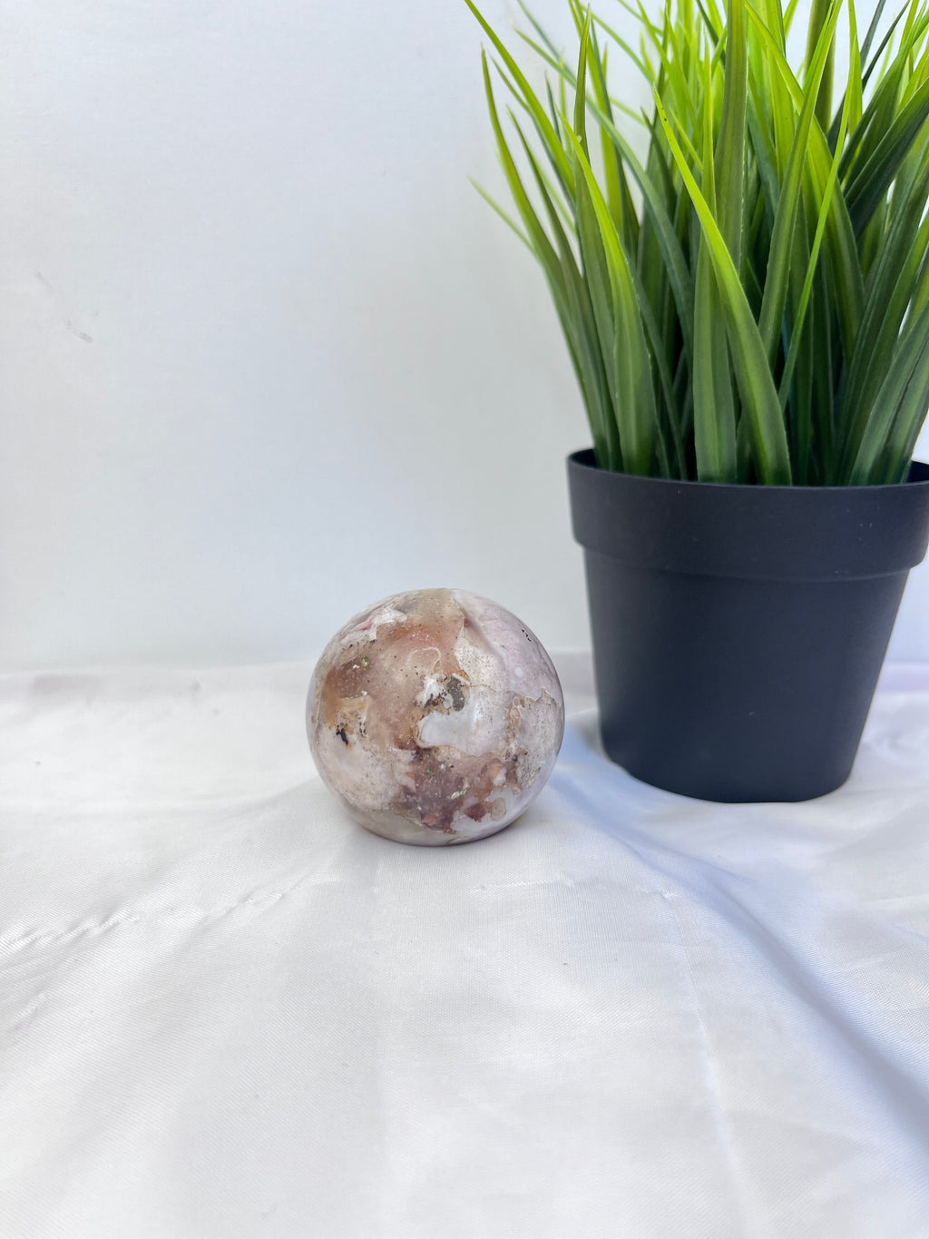 Flower Agate Sphere