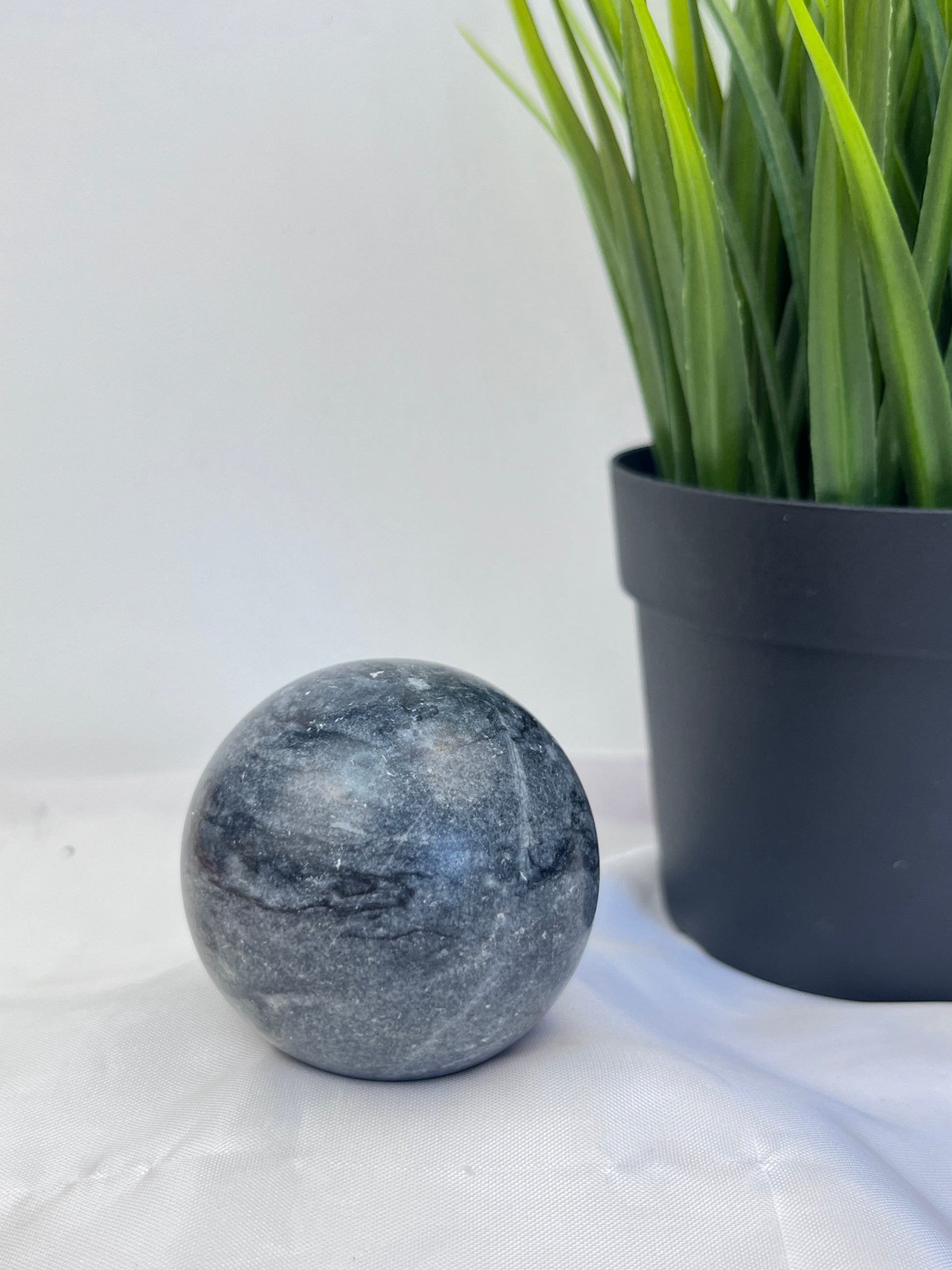 Black Vein jasper Sphere