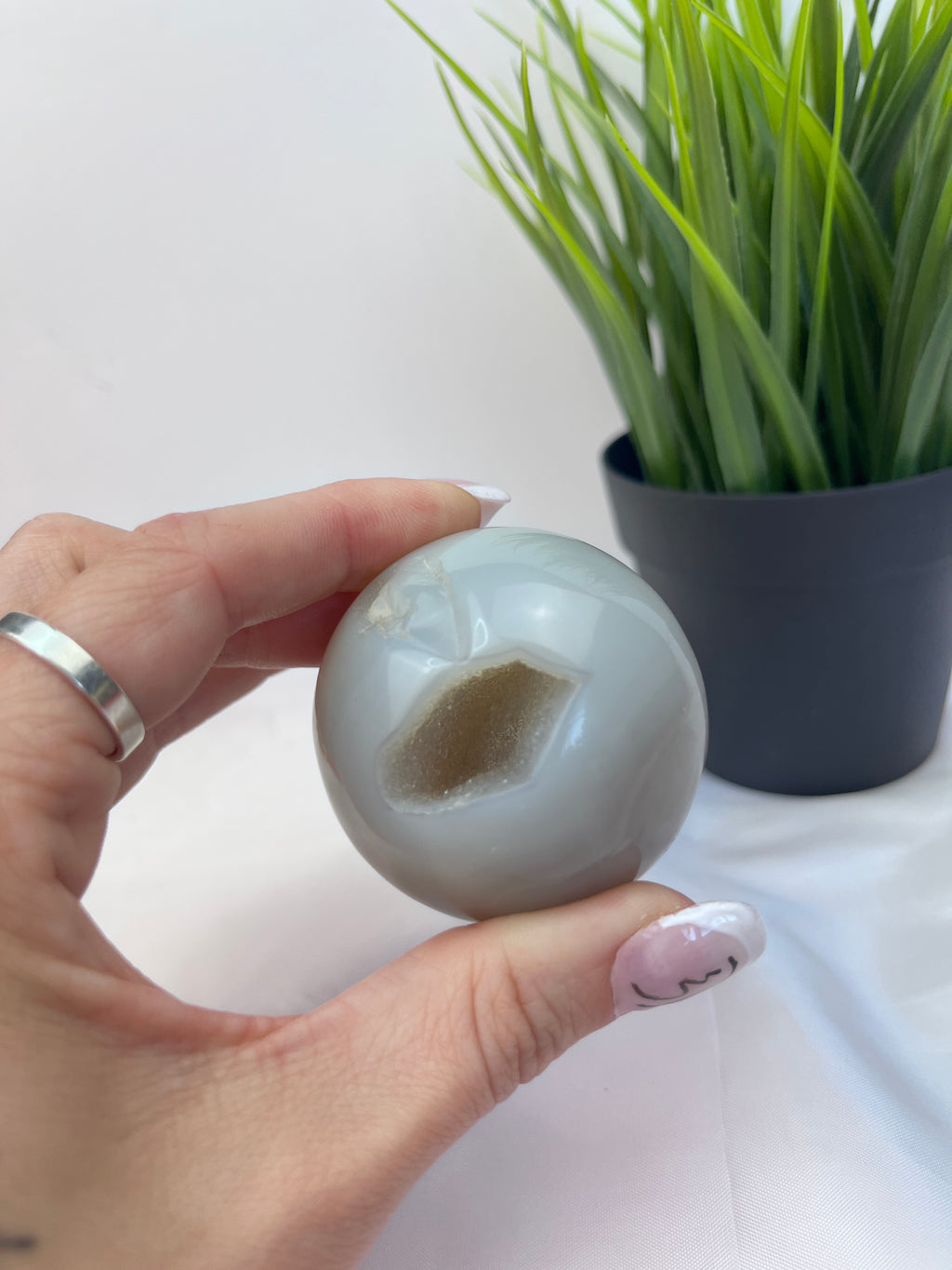 Druzy Agate Sphere