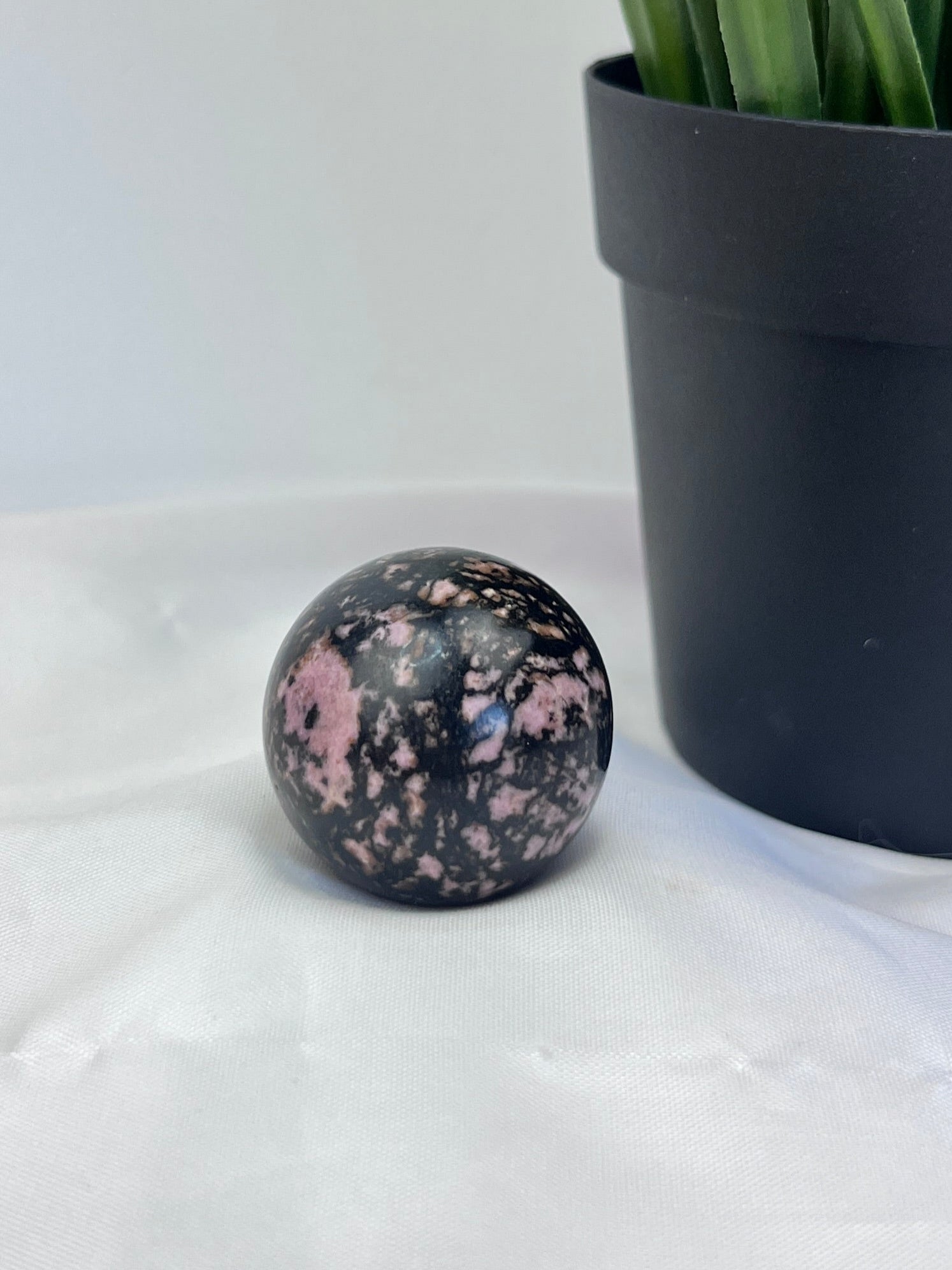 Rhodonite Sphere