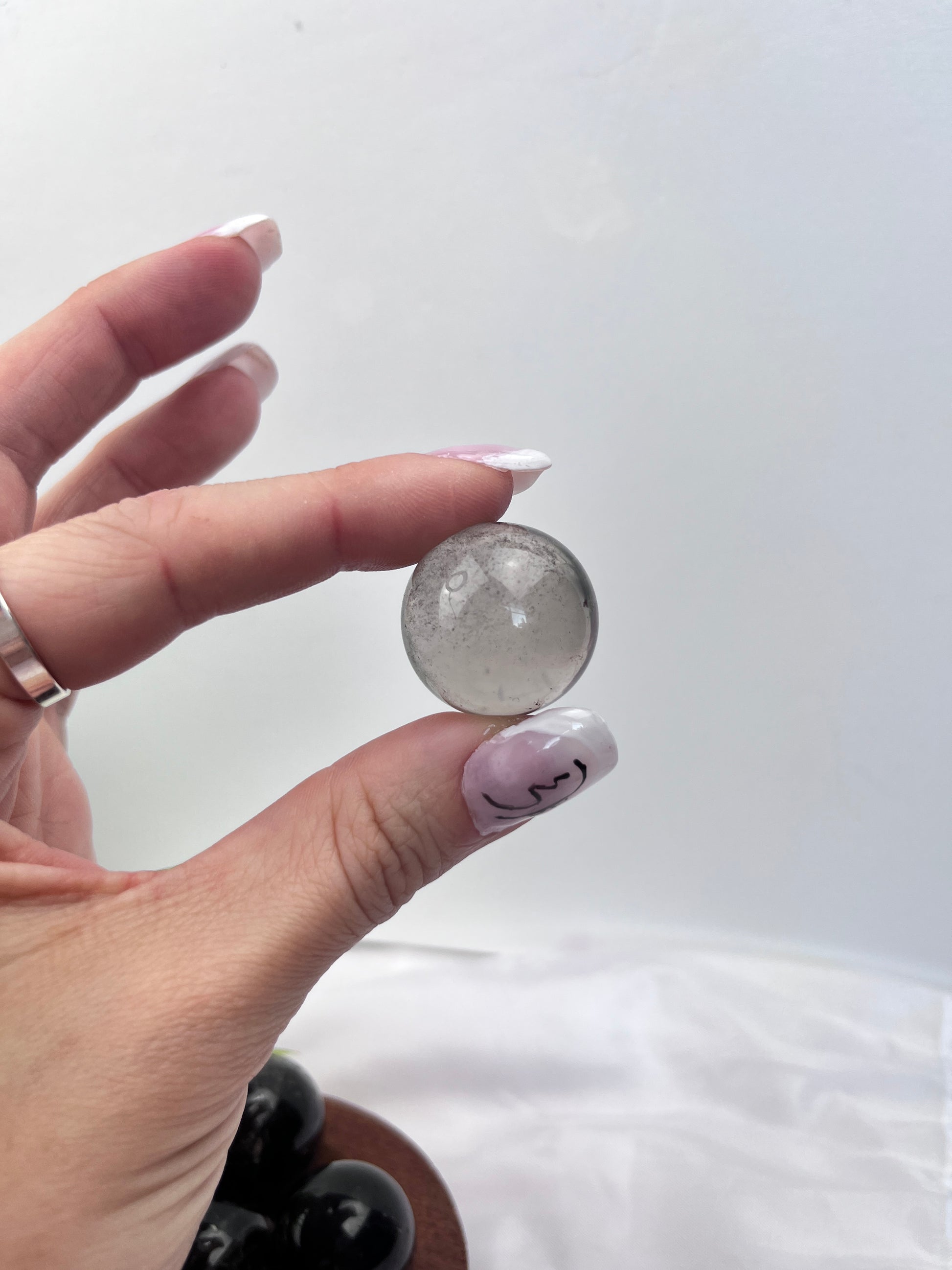 Smoky Quartz Spheres