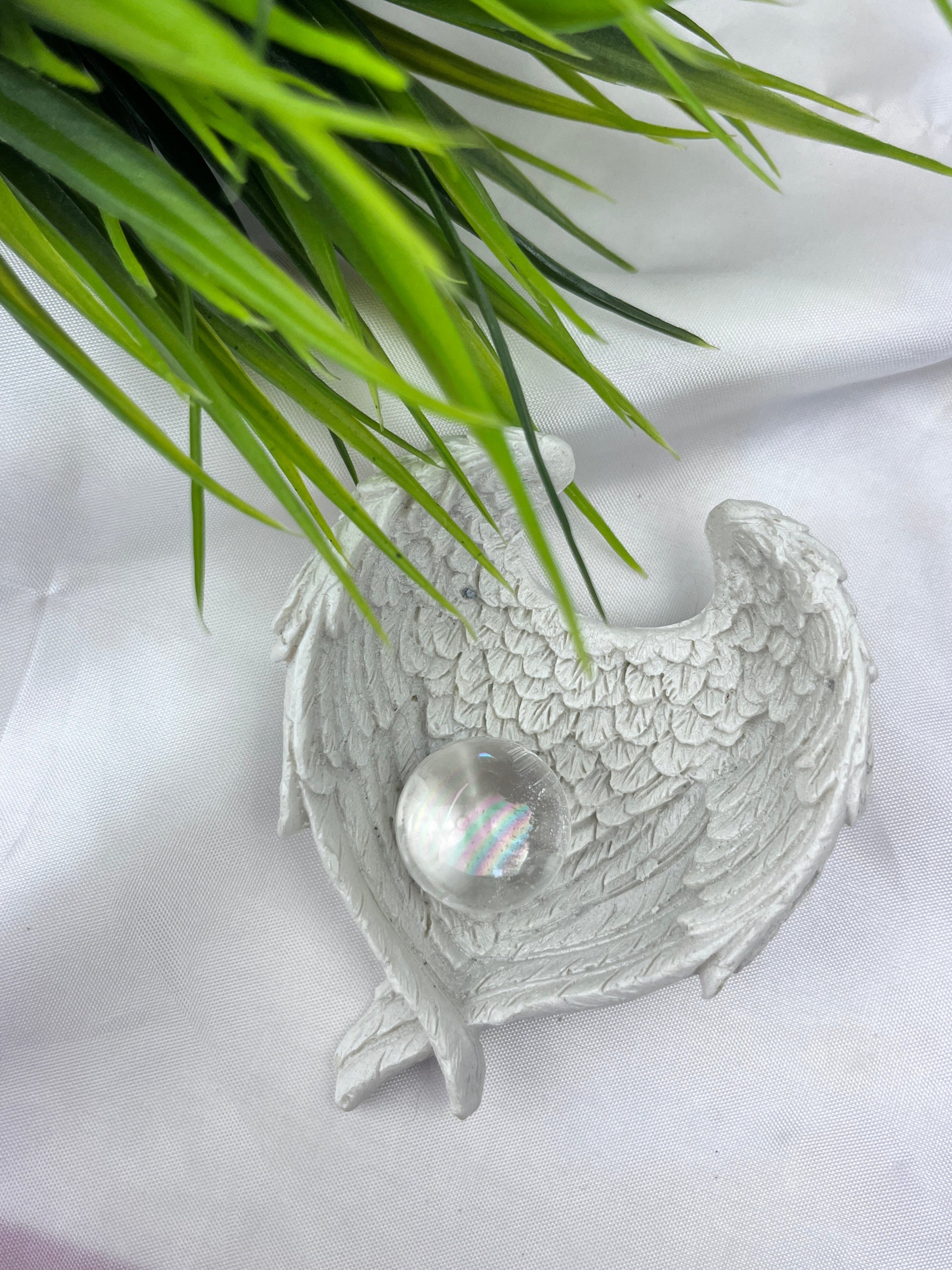 Rainbow Clear Quartz Sphere