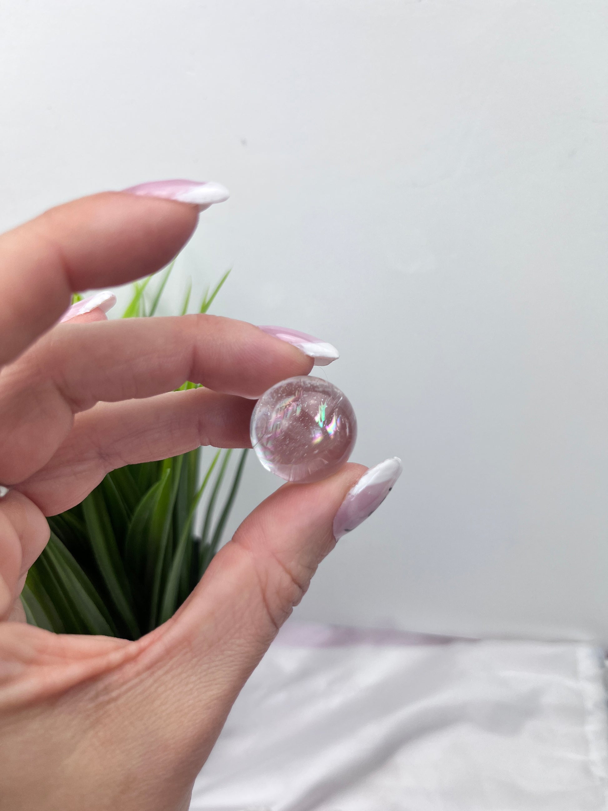 Rainbow Clear Quartz Sphere