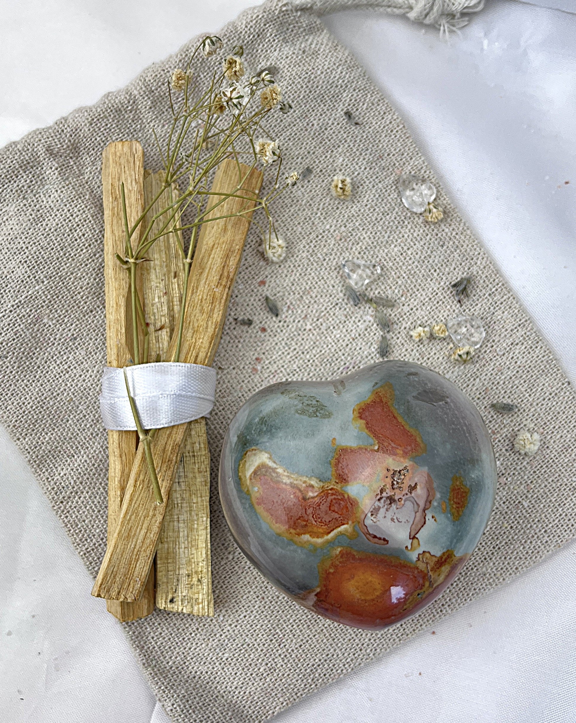 Polychrome Jasper Heart