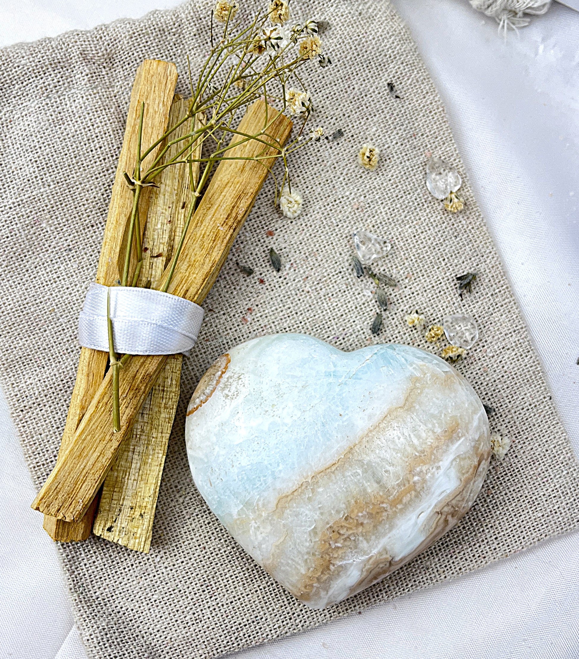 Caribbean Calcite Hearts
