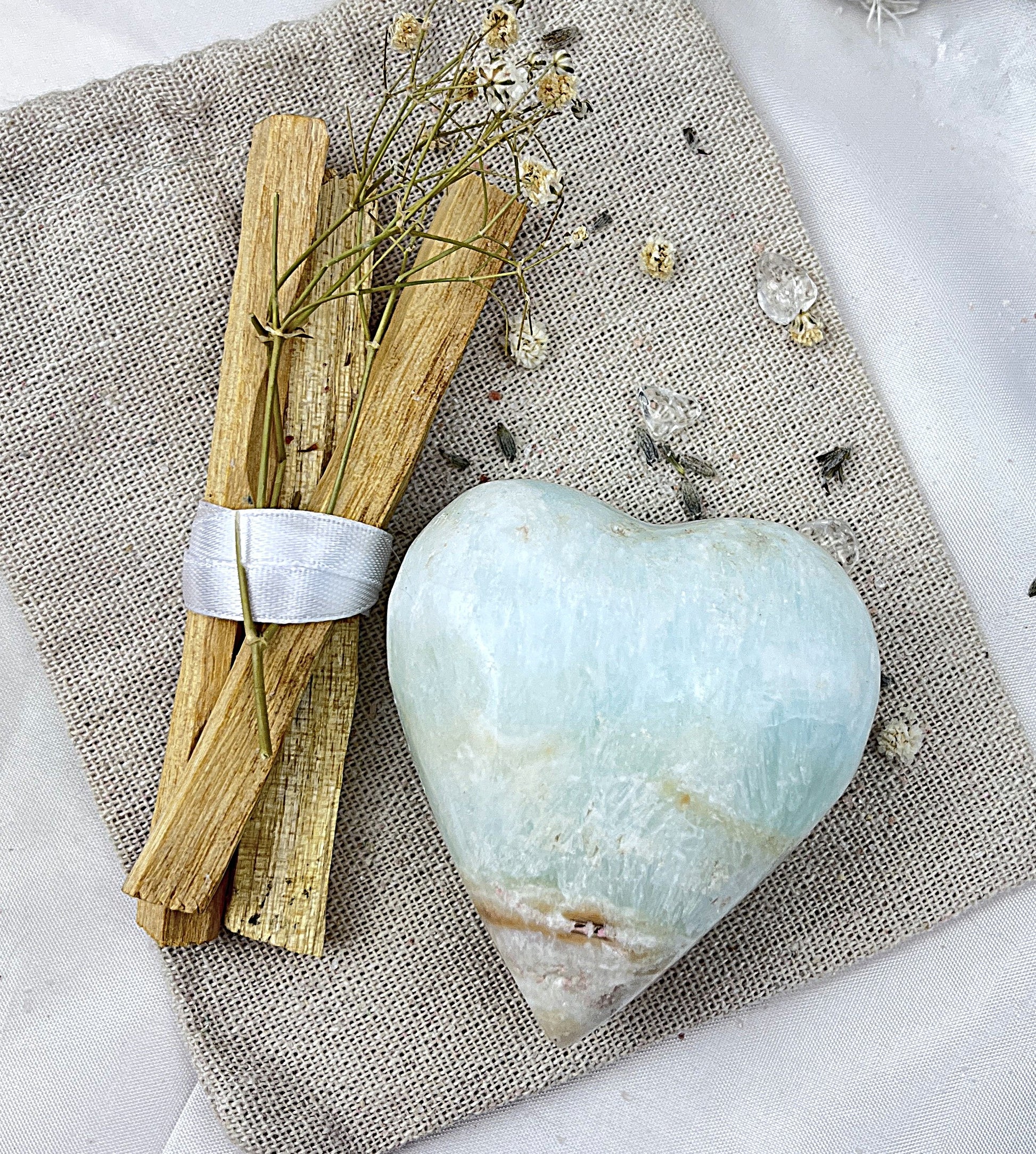 Caribbean Calcite Hearts