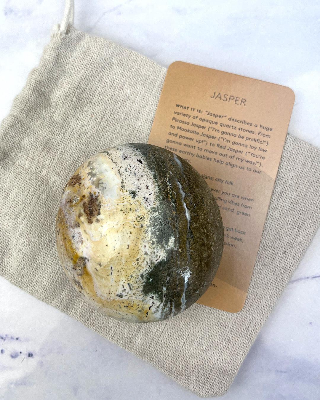 Ocean Jasper Palm Stone