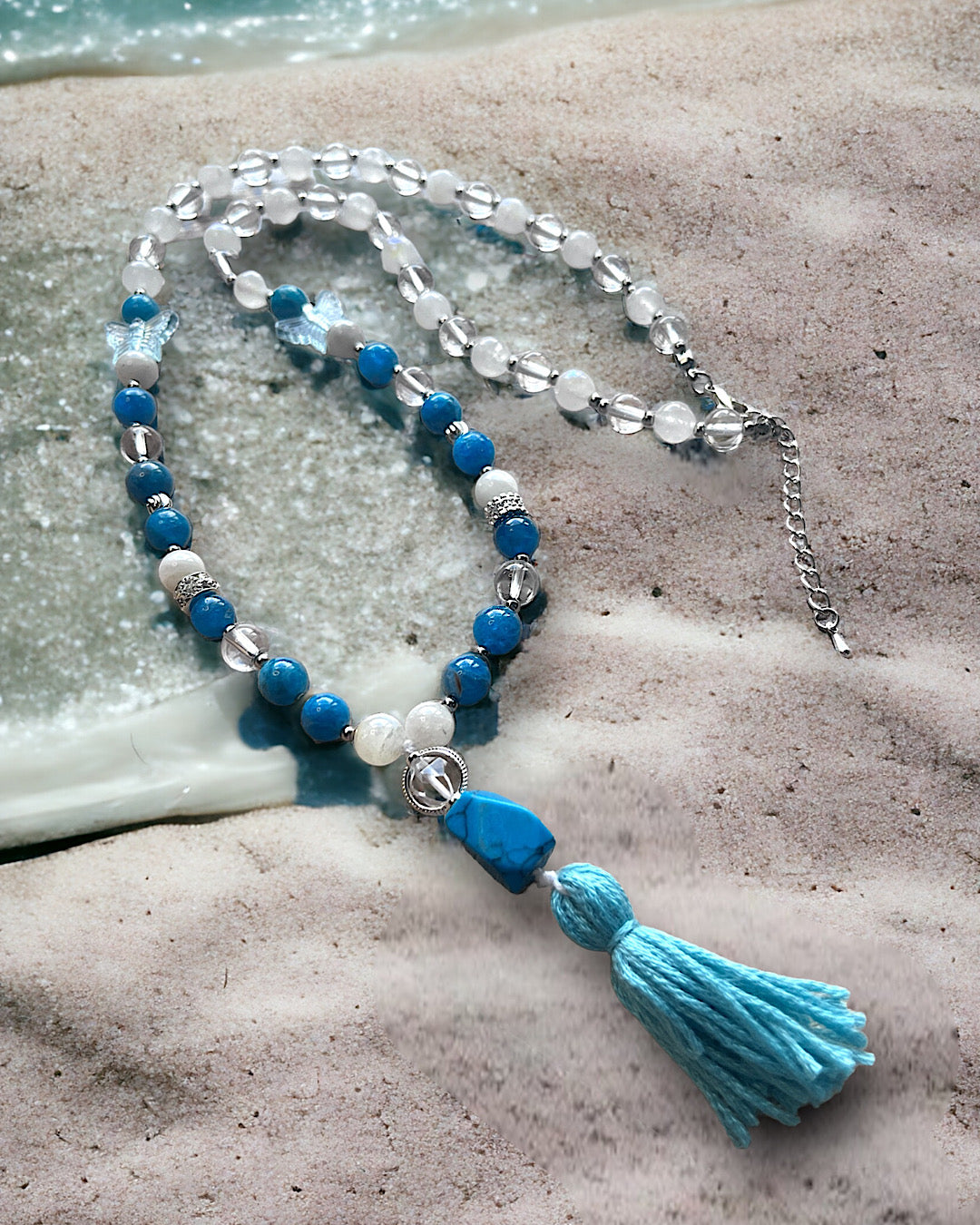 Mixed Mala Style Necklace