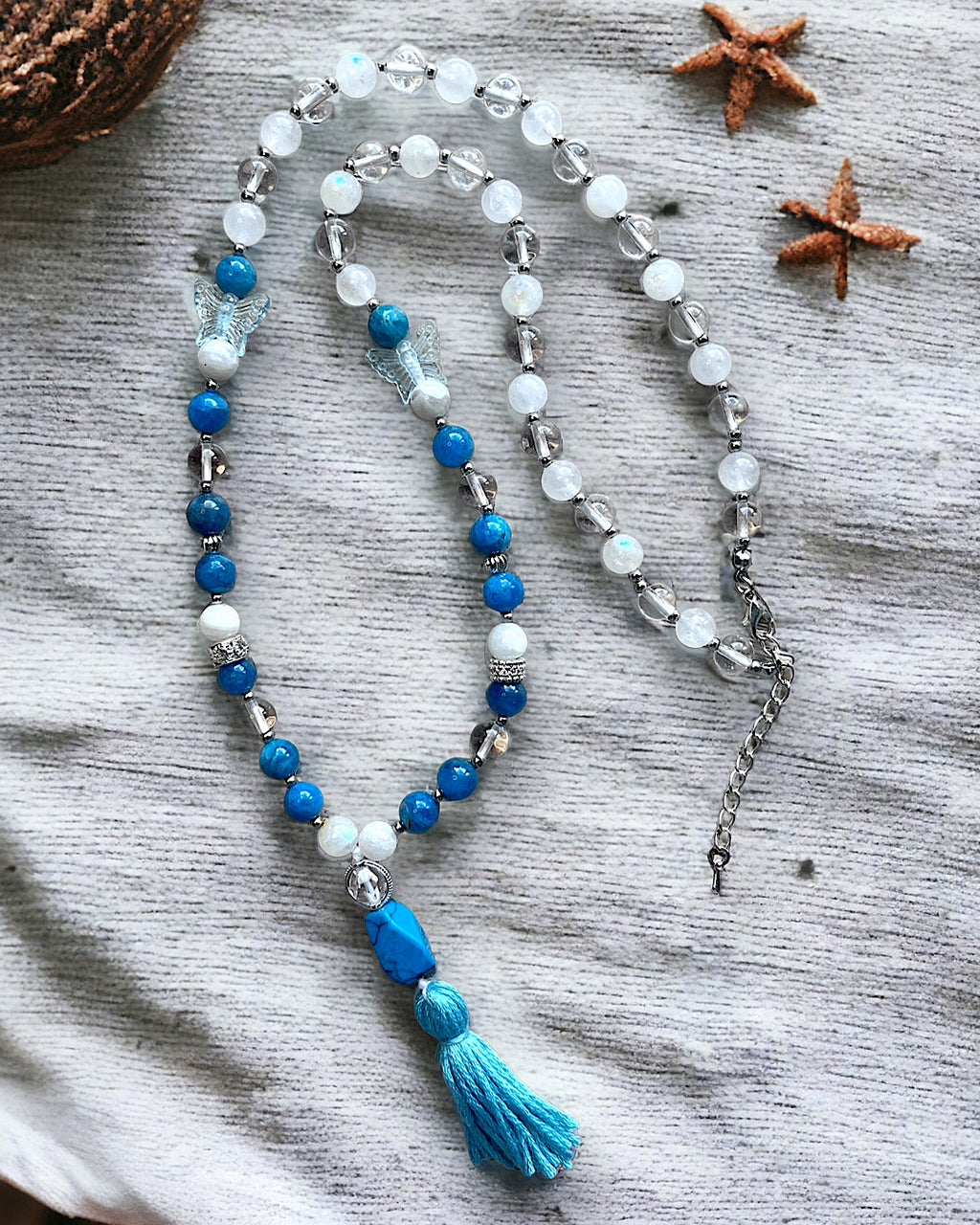 Mixed Mala Style Necklace
