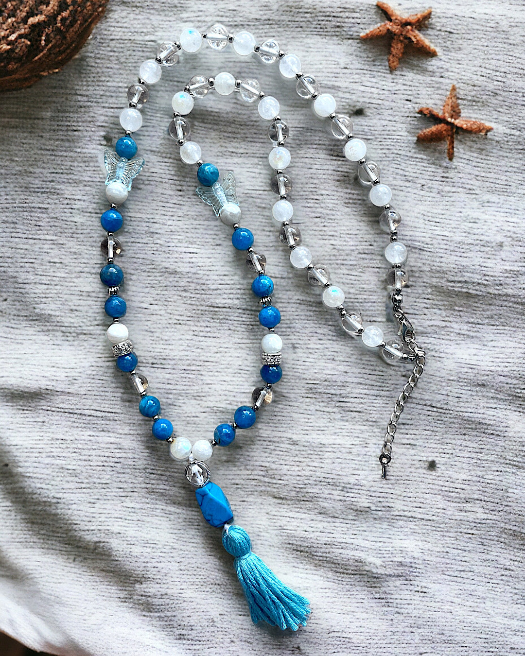 Mixed Mala Style Necklace