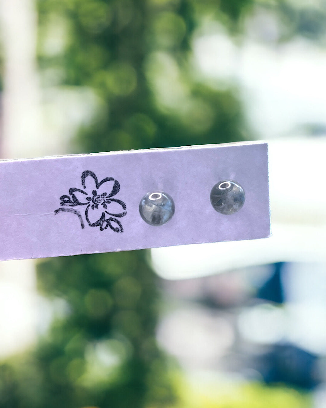 Crystal Ball Earrings