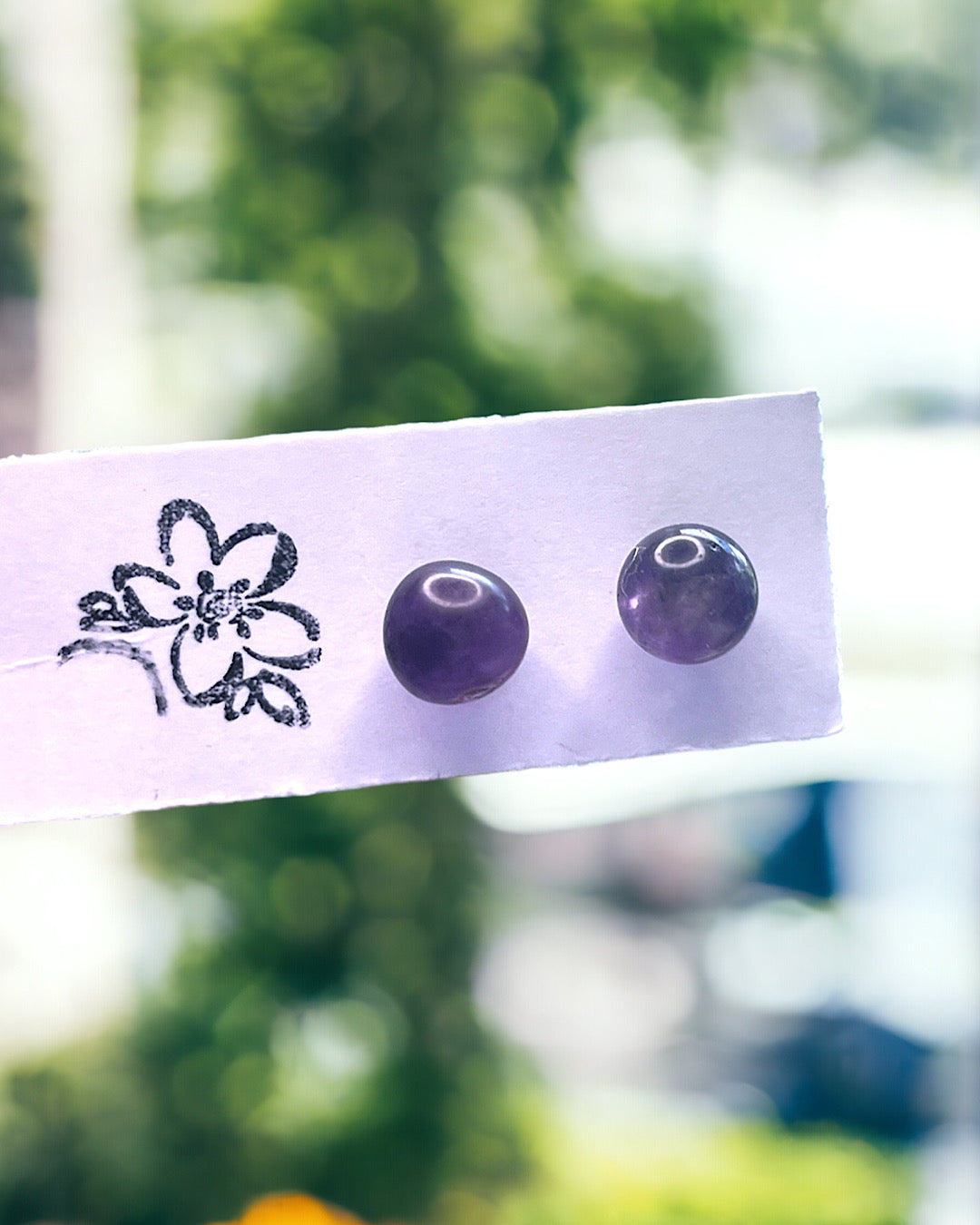 Crystal Ball Earrings