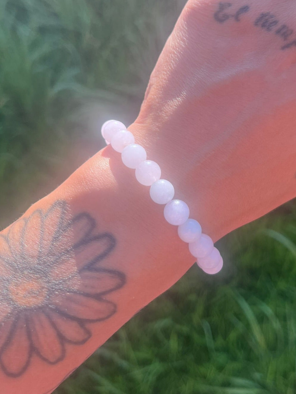 8mm Blue Calcite Bracelet