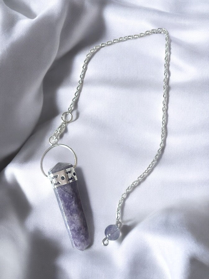 Lepidolite Pendulum
