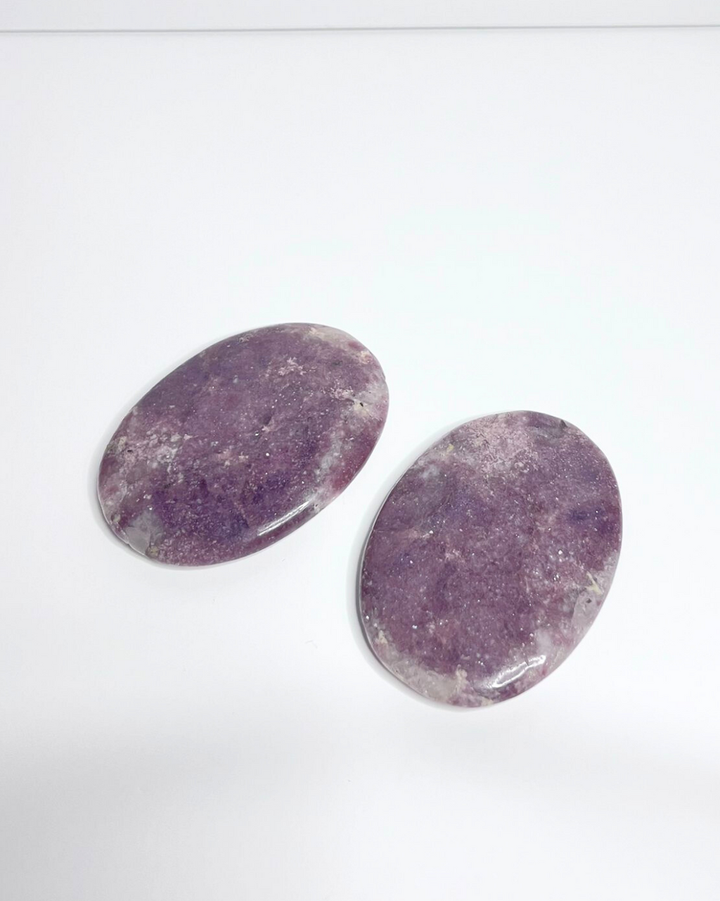Lepidolite Flat Palms