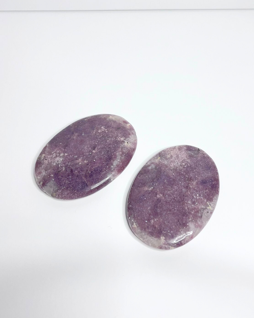 Lepidolite Flat Palms
