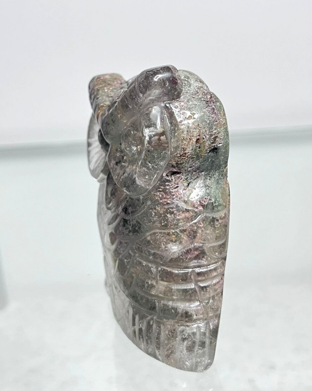 Garden Quartz Owl