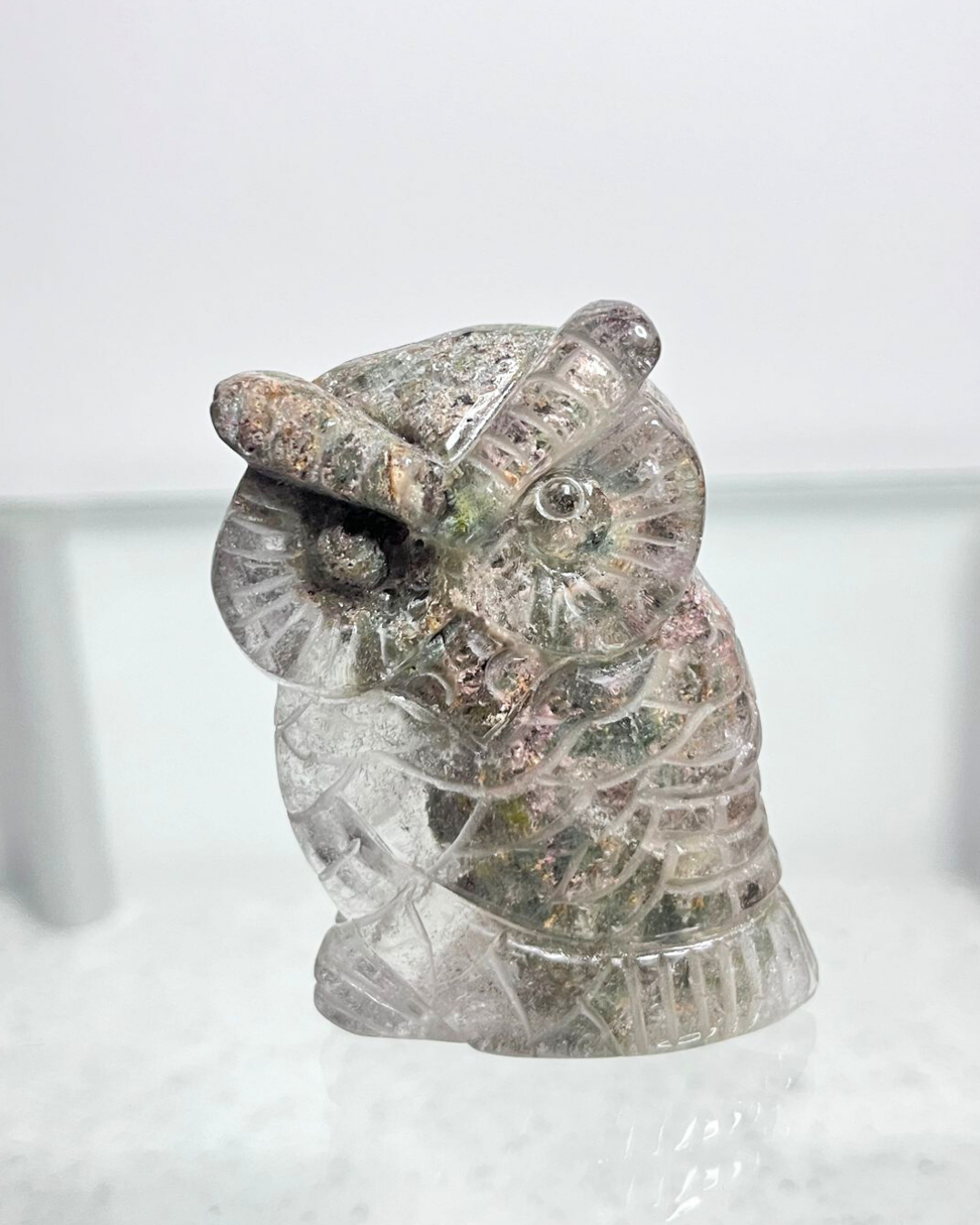 Garden Quartz Owl