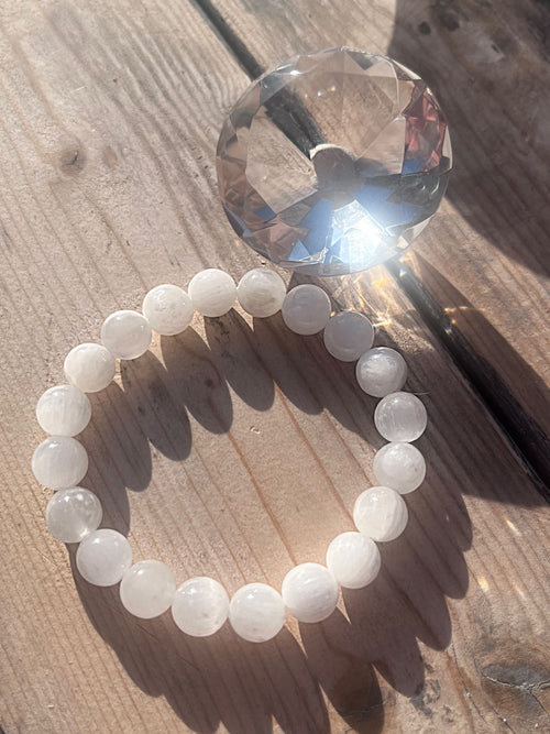 10mm Selenite Bracelet