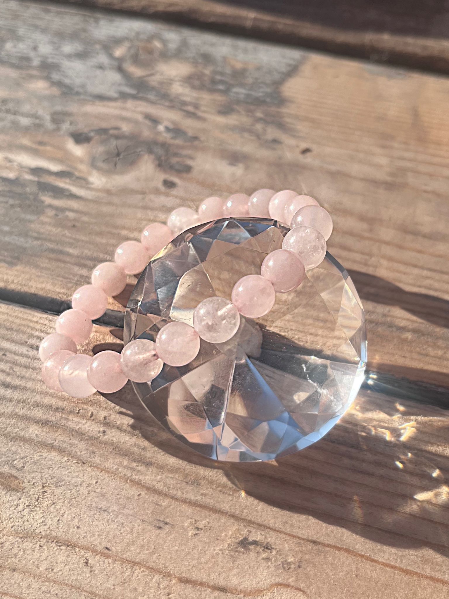 8mm Rose Quartz Bracelet