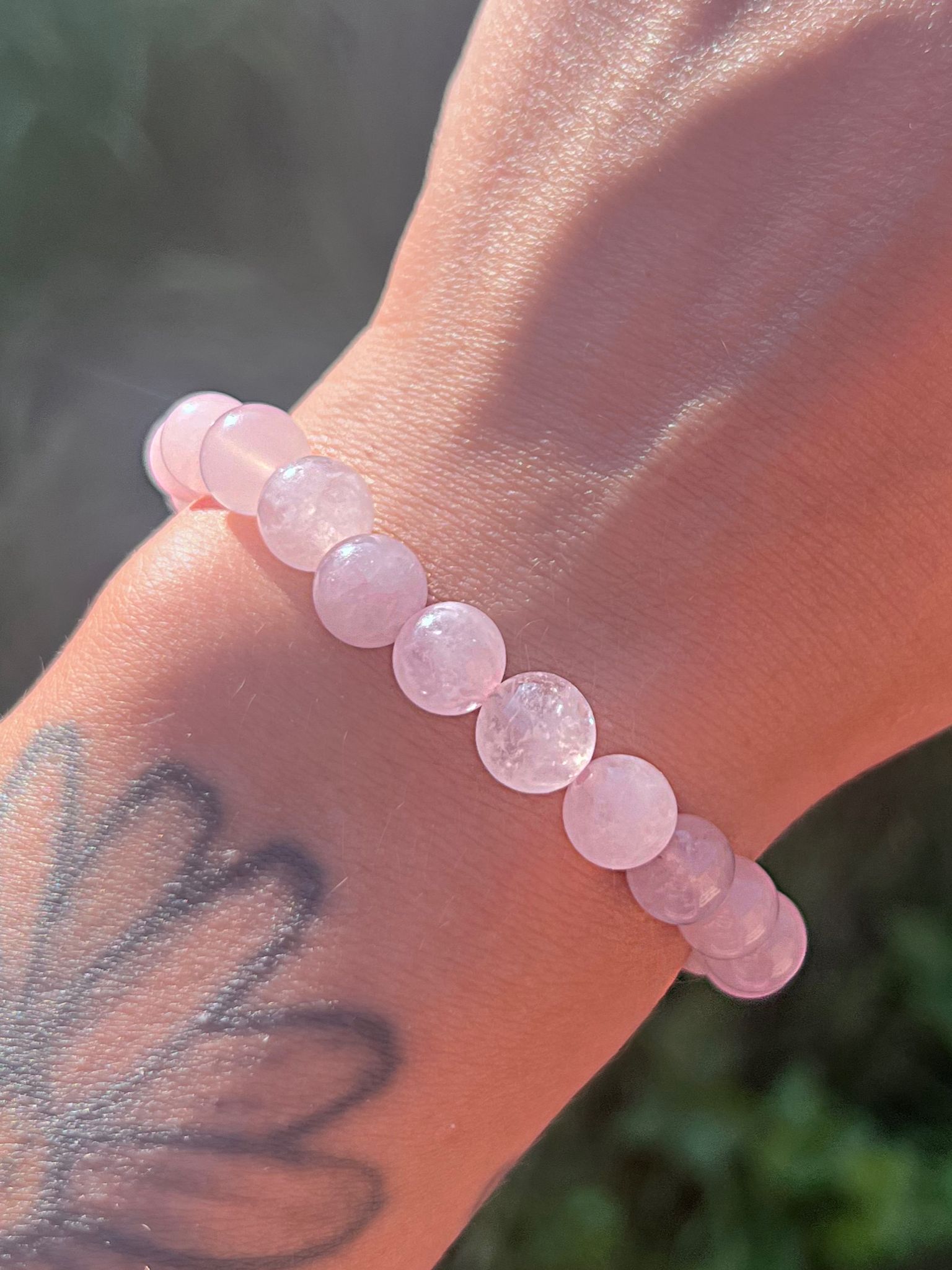 8mm Rose Quartz Bracelet
