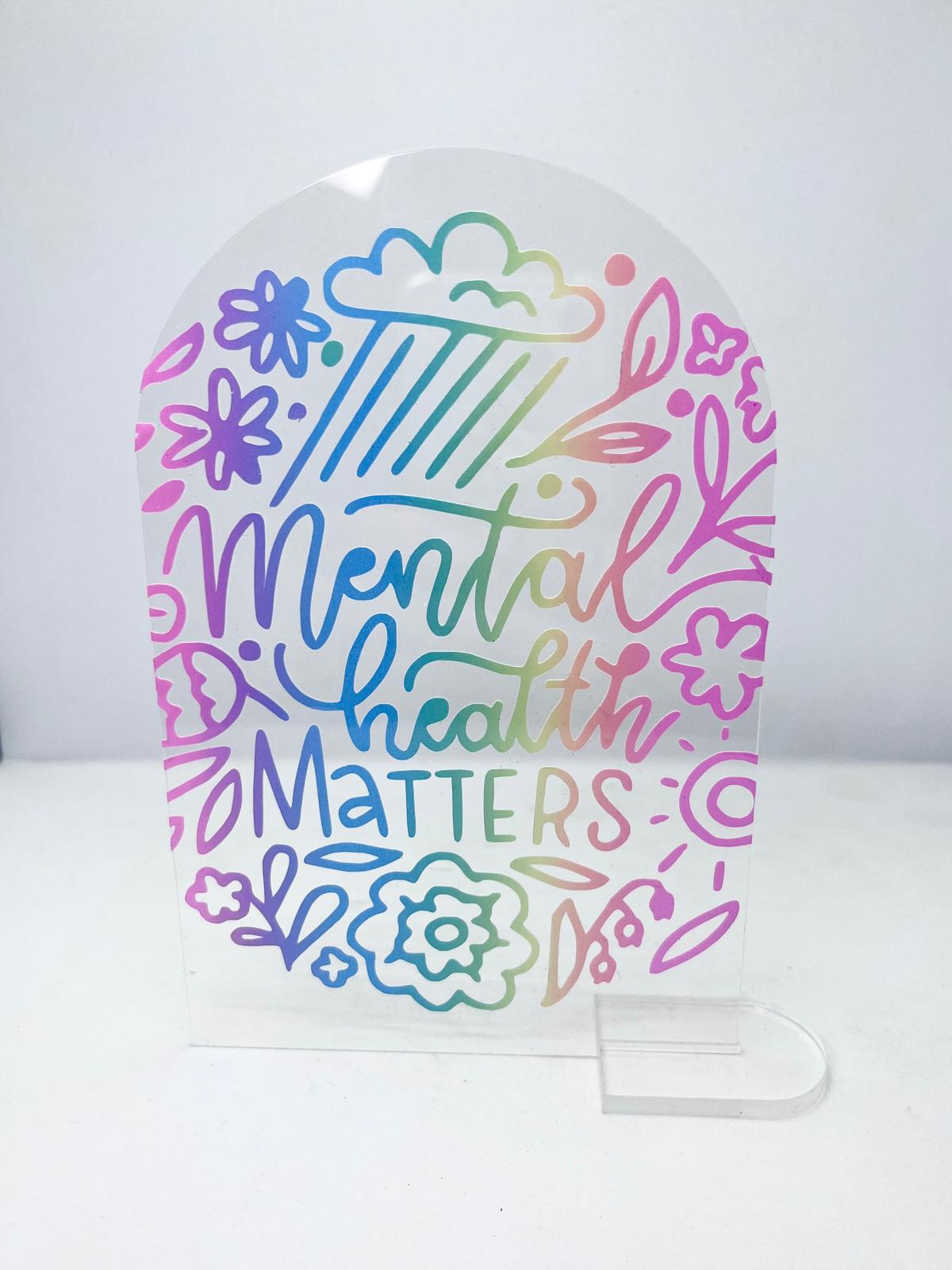 Mental Health Matters Sign