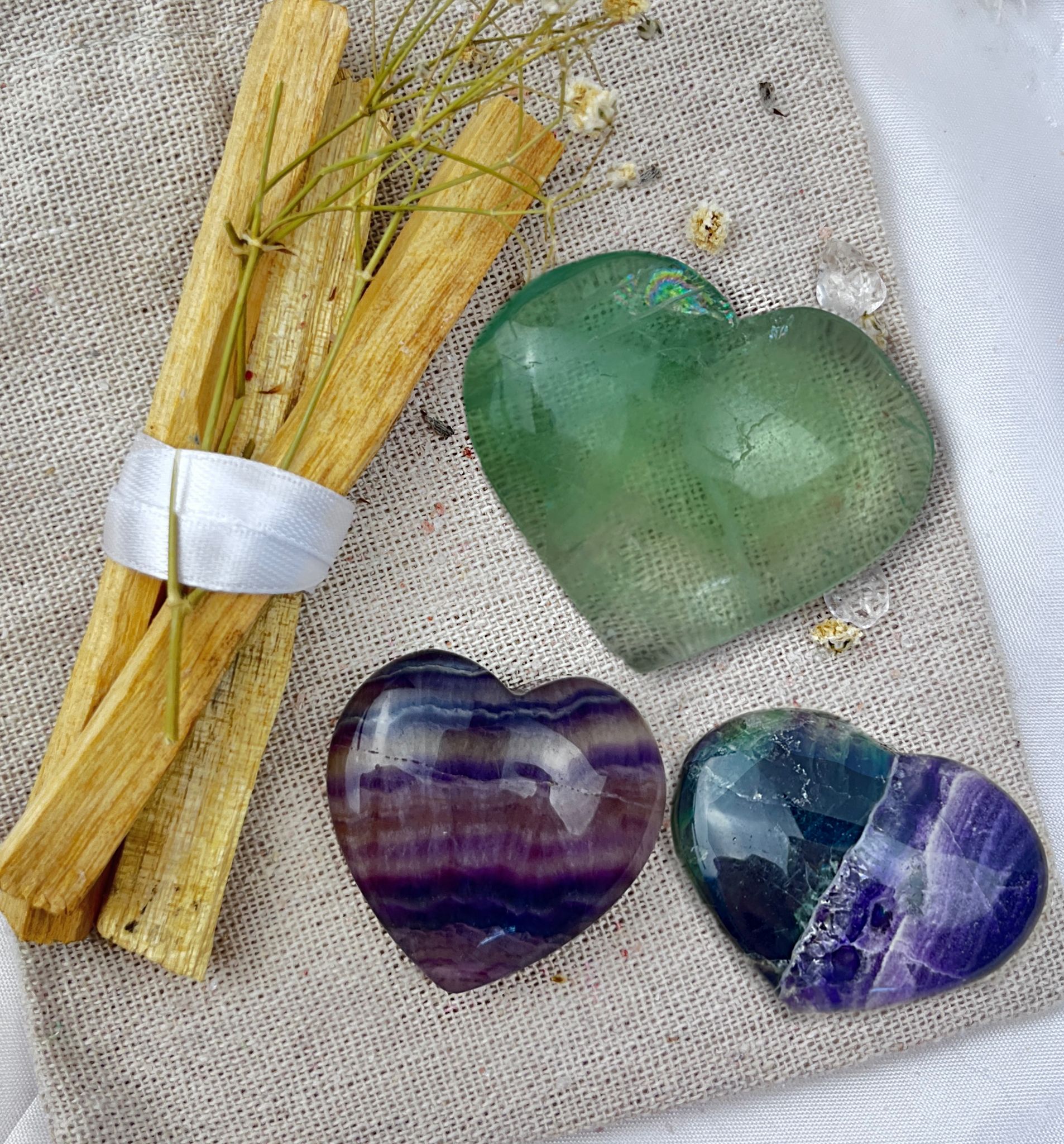 Fluorite Hearts