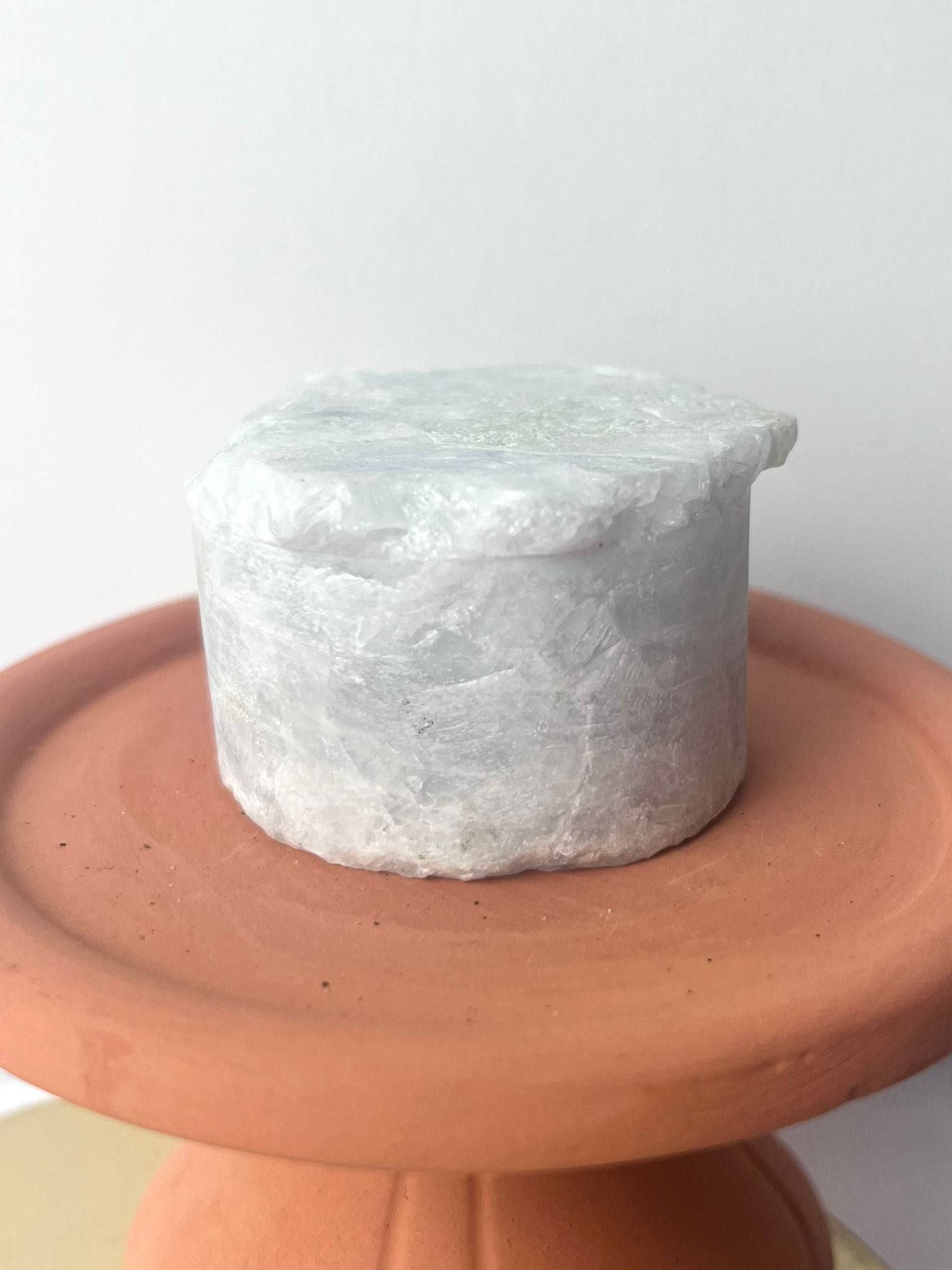 Blue calcite blocks