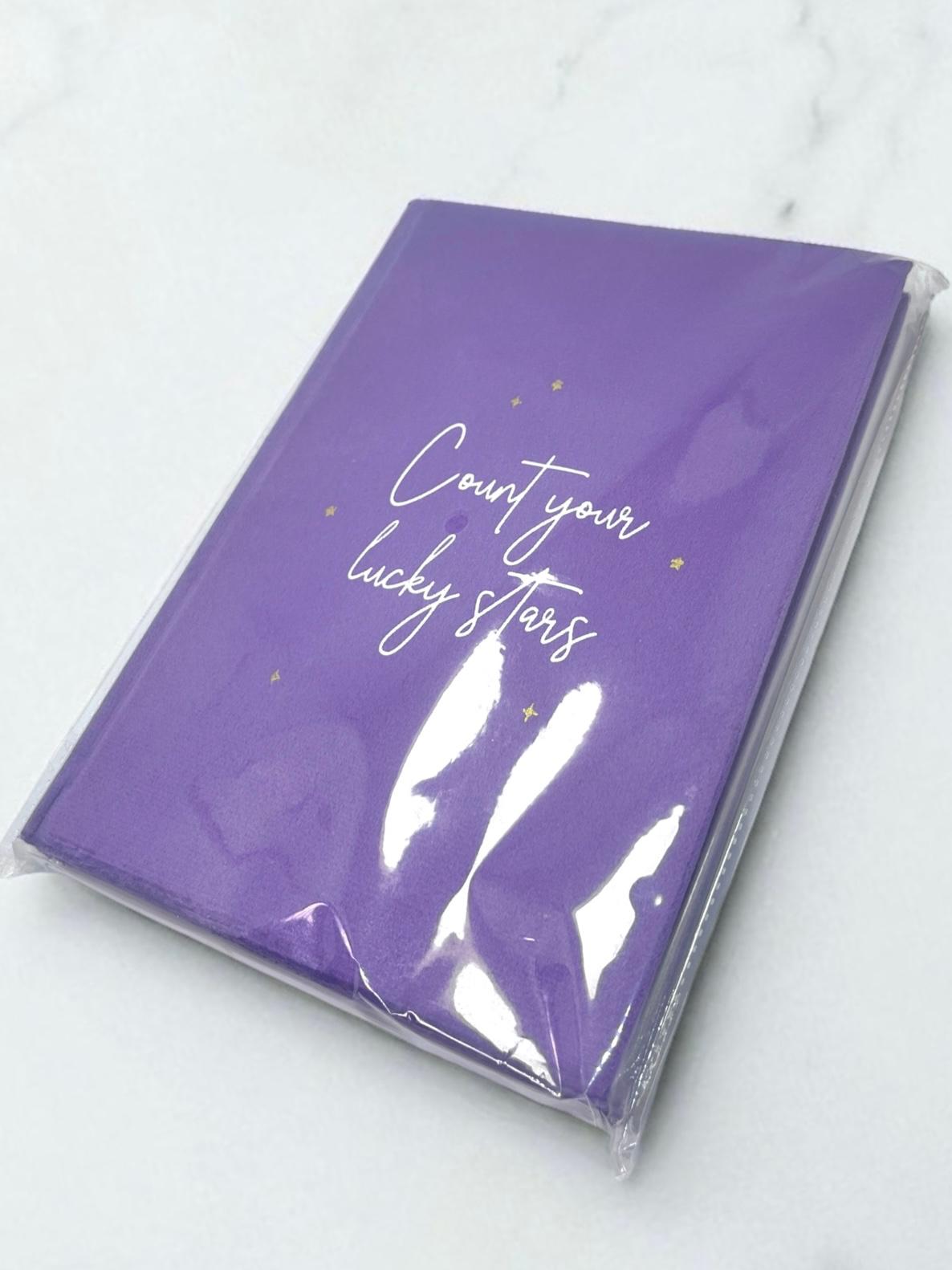 CONSTELLATION VELVET NOTEBOOK