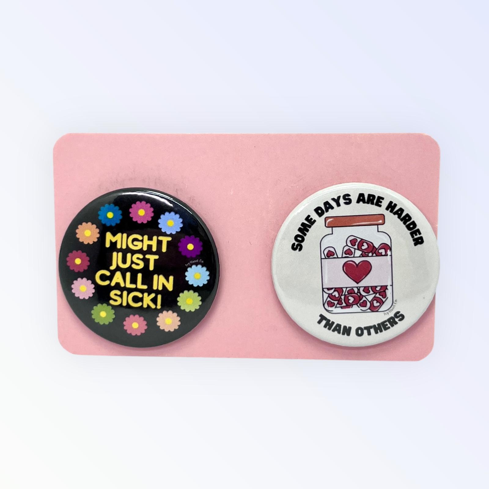 38mm Cute Badge Duo Sets